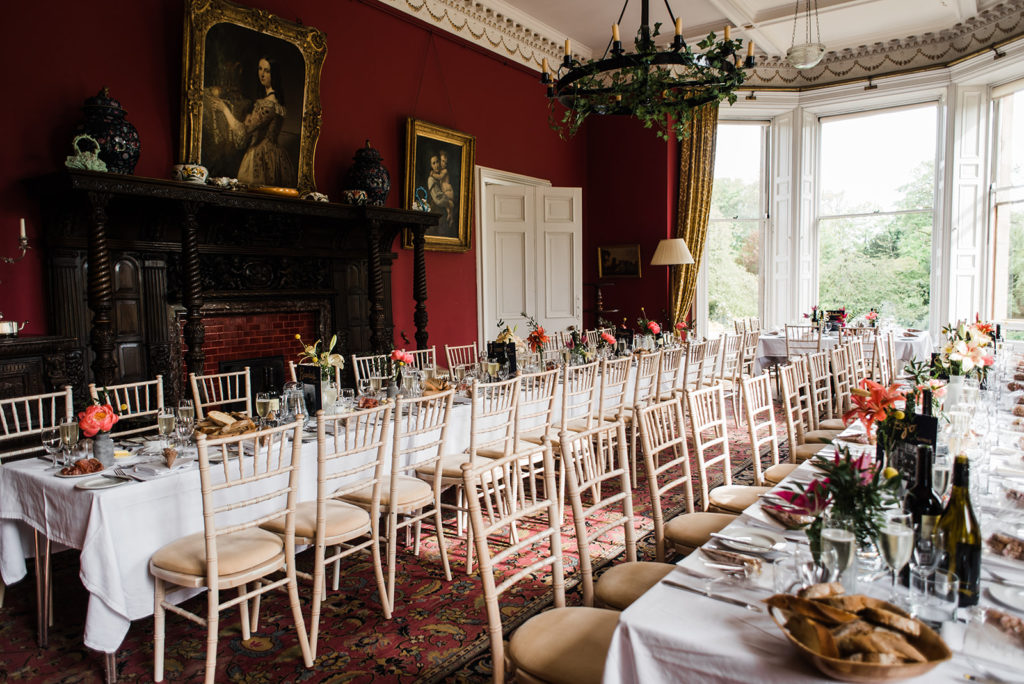 grand wedding venue dressing Vintage Gathering