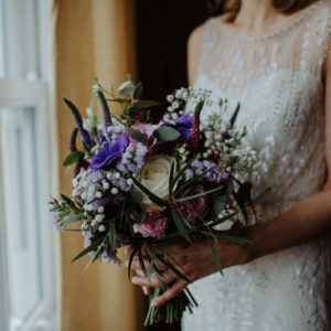 Spring rustic wedding bouquet
