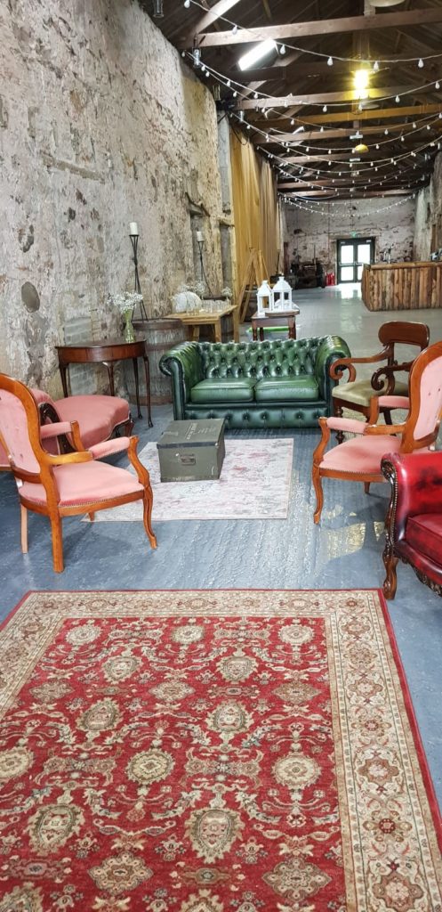 Large Seating Area Hire Kinkell Byre