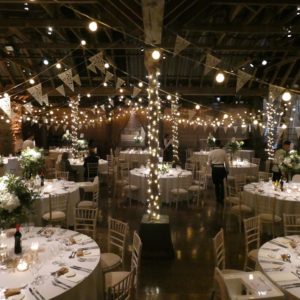 Bunting wedding Kinkell Byre