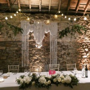 Top Table Hanging Macrame Centrepieece