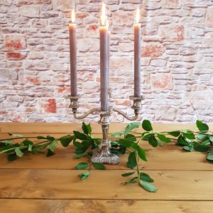 Antique Silver Candelabra