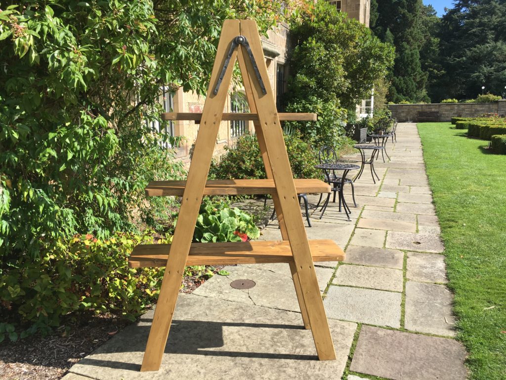 Large Wooden A Frame Drinks Stand Vintage Gathering