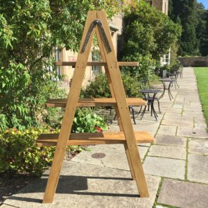 Wooden A Frame Display Drinks Stand Hire Scotland