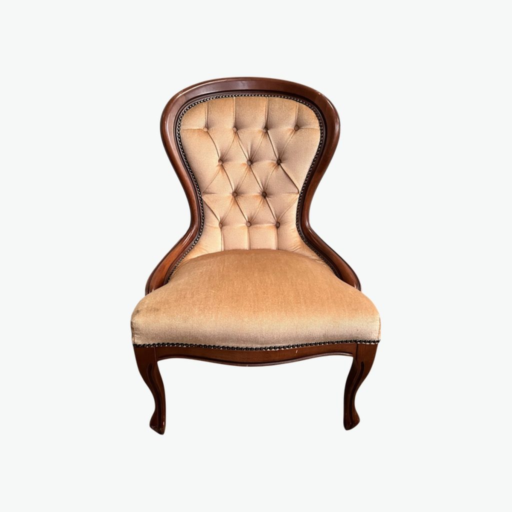 Antique Cream Parlour Chair