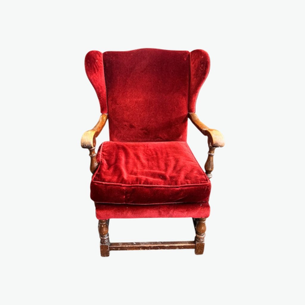 Large Red Armchair