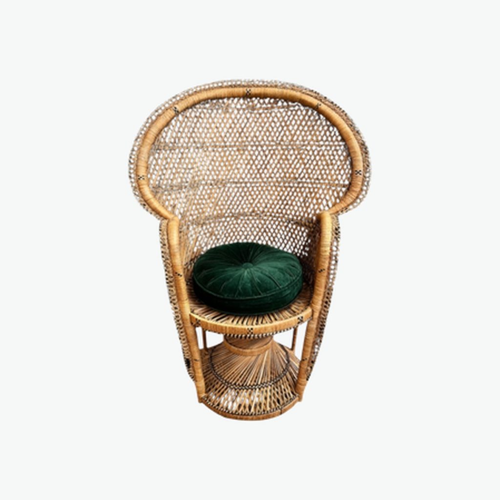 Vintage Peacock Chair Medium 1