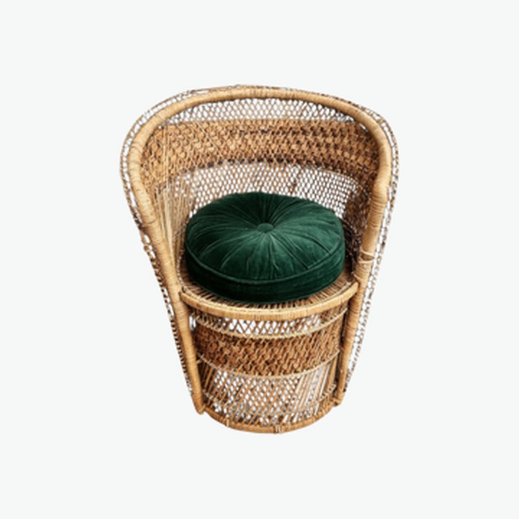 Vintage Peacock Chair Small