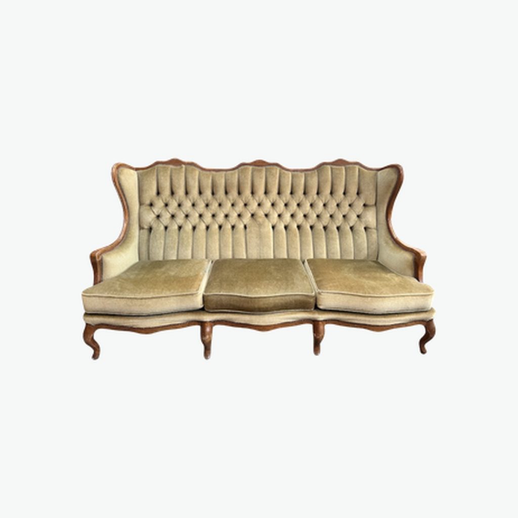 Vintage Taupe 3-seater sofa