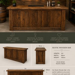 Rustic Wooden Bar