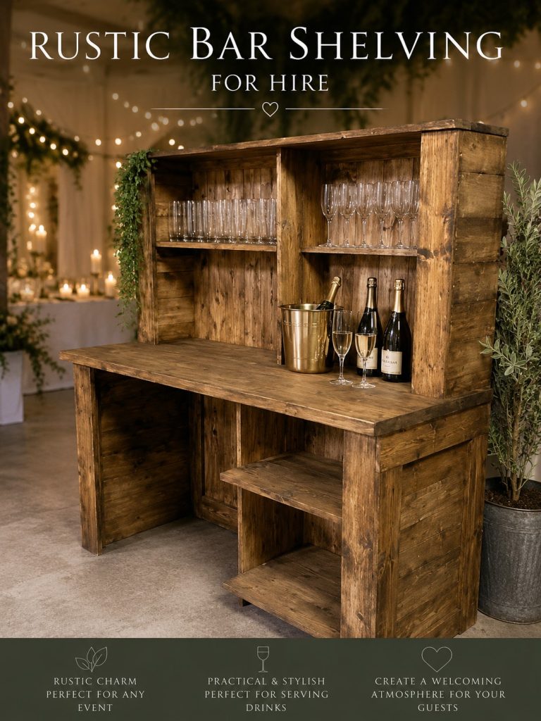 Bar Back Shelving 2m wide